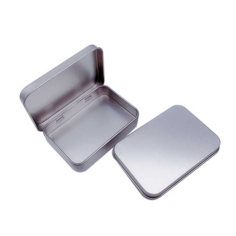 Suaitheantas le bosca stáin lid frosted bosca stáin beag 87 * 60 * 18mm