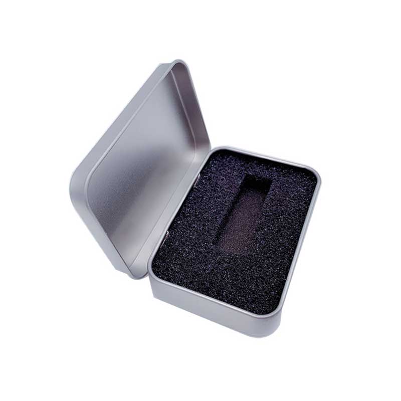 Suaitheantas le bosca stáin lid frosted bosca stáin beag 87 * 60 * 18mm