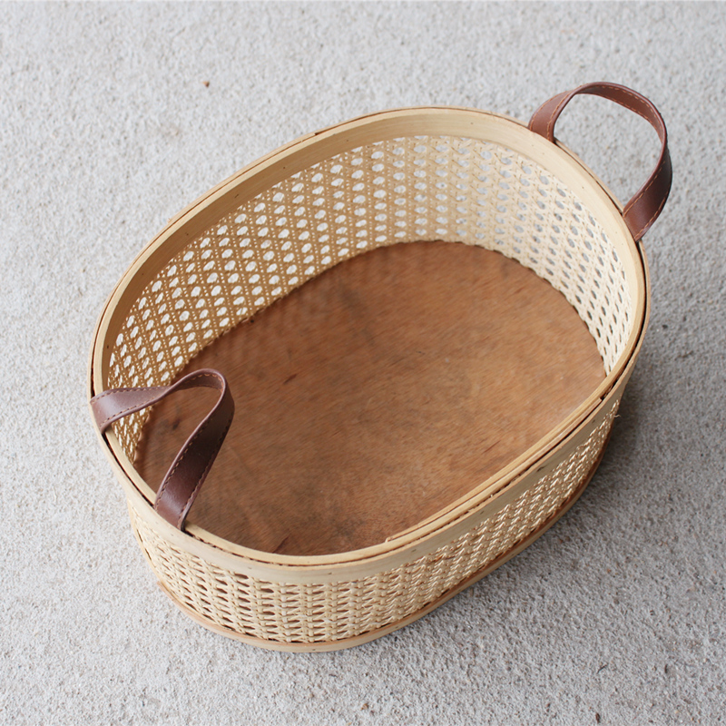 Ciseán Stórála Lattice Rattan