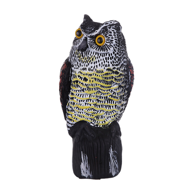 Mór Gréine Gréine Plaisteacha Plaisteacha Owl Decoy Dealbh Gairdín Scarecrow Scarecrow