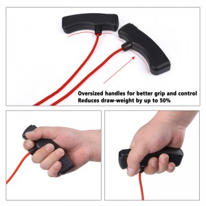 Nika Boghdóireacht 454008 Crossbow Gléas Cocking Feiste Níolón Crossbow Rope Teaghrán Cocker Teaghrán Teaghrán