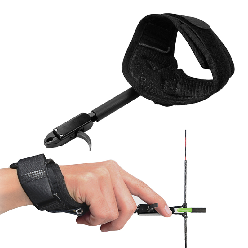 Elong Allamuigh Allamuigh 42RA02 Scaoileadh Caliper Scaoileadh Dubh Strap Bogha Bogha Boghchumainn