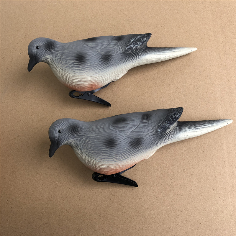 3D insamhalta insamhalta Turtledove plaisteach plaisteacha fiaigh Éin Fiach Allamuigh Decoy Decoy Bait Maisiú Gairdín Ornáidí Maisiú
