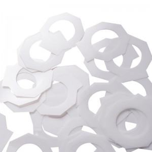 Bileog Mylar White Pet 0.125mm Bileog inslithe lasair retardant retardant Mótair Trealamh leictreach foirmiú Mylar