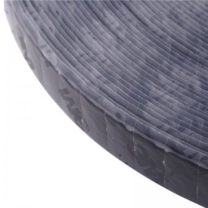 Is féidir velcoroníolón tionsclaíoch, hook dubh agus aghaidh gruaige, greamáin mháthair agus máthair, ar ais go dtí Velcro a chur ar fáil i gcainníochtaí móra