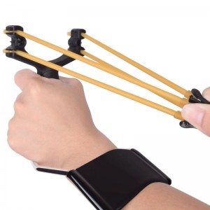 Elong Allamuigh 3100G4-BK gairmiúil slingshot gairmiúil, sileadh amuigh faoin aer sling Sling lámhaigh le catapult wrist do dhaoine fásta agus páistí