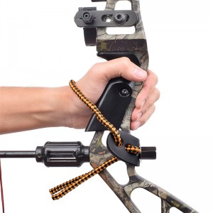 Elong Allamuigh 470018 Wrist Sling Orange Leather Dath Miotal Groomet Trealamh Lámhach Bogha Bogha