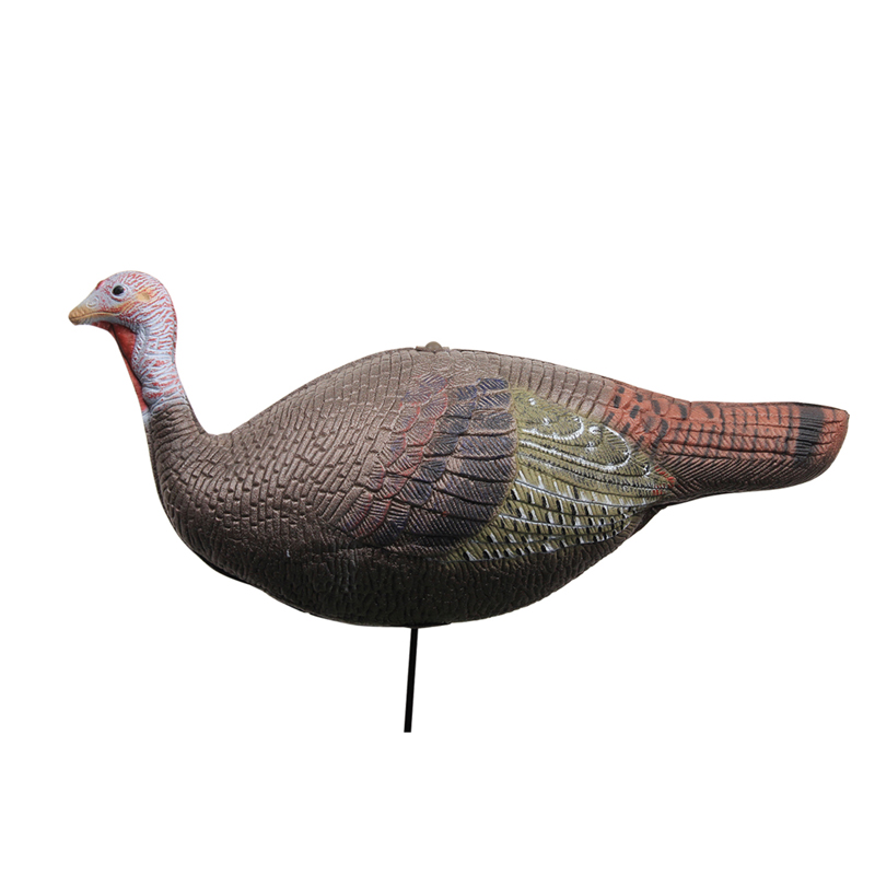 1 péire lifelike liftike titim Jake&Hen Turkeys Decoy le haghaidh Fiach le Geallta Iompraíonn Mála Tite Lightweight