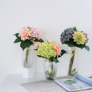 Díolachán te álainn rómánsúil maisiú tábla bridal bláth síoda saorga bouquet