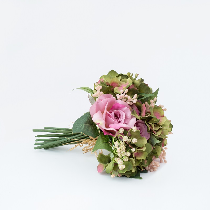 Soláthar Díreach Monarcha Flower Síoda ​​Saorga le haghaidh tábla bainise a mhaisiú