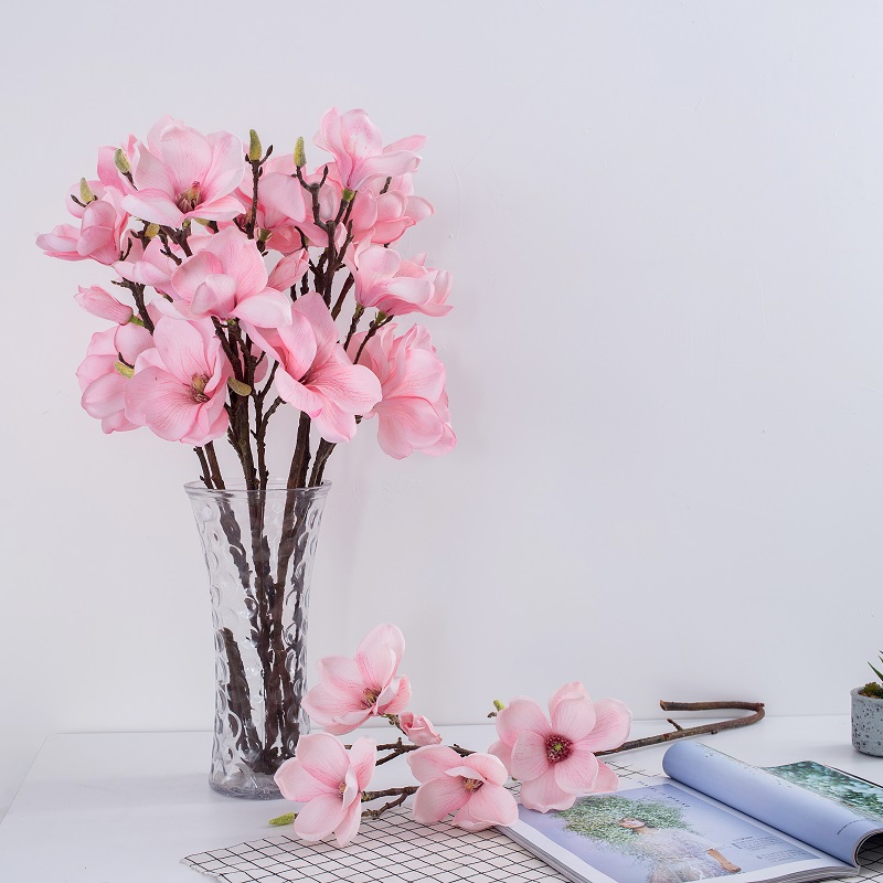 Soláthar Díreach Monarcha Brainse Long Magnolia Flower Flower Flower saorga le díol