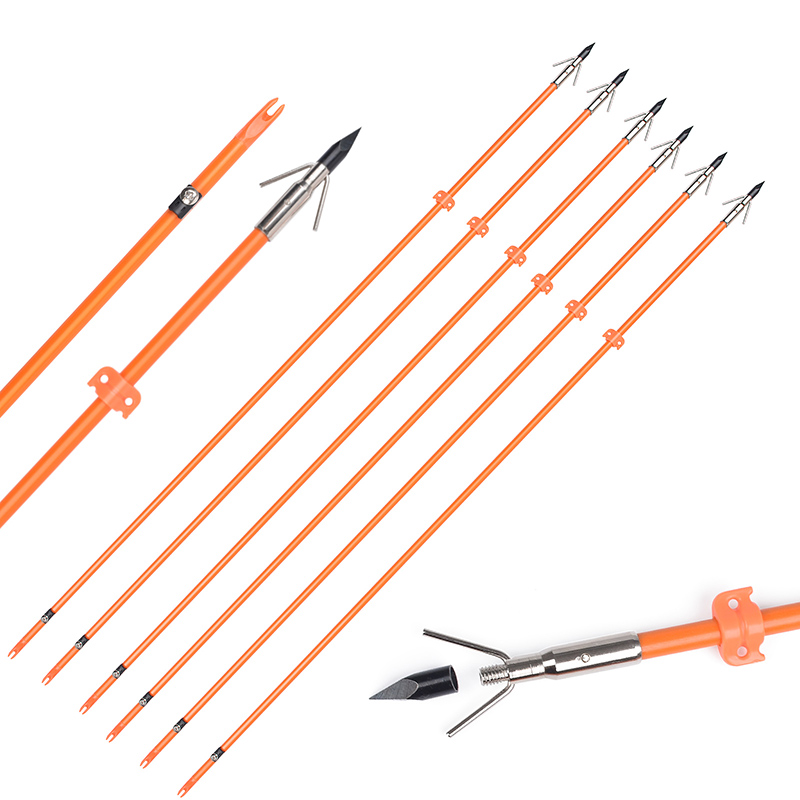 110021-05 Elong Oddoor Oddoor OD8MM 32Inch Fiberglass Seafta Bowishing arrow Trealamh Iascaireachta Boghdóireacht