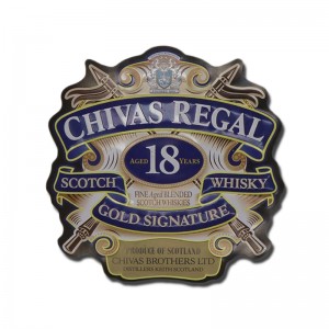 Greamán Alúmam Greamaithint Só Saincheaptha Féin-Adhesiv Greamán Alúmam Greamaithigh Lipéad Fíon Miotal Pearsanta do Bhuidéal Fíon Dearg