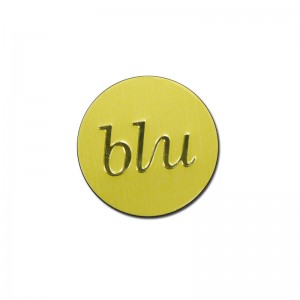 Lipéad buidéal an chumhrán alúmanaim órga órga