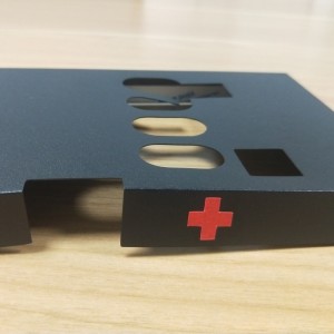 0.5mm bileog inslithe ríomhaire dubh, éasca a fhilleadh agus a fhoirmiú leathán mylar, lasair retardant ceallraí ceallraí a phróiseáil scáileán síoda