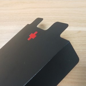 Bileog inslithe ceallraí PC Éasca PC Bileog Scáileán Silk Scáileán Dubh Gasket Dongguan Bileog Mylar Mylar Dongguan