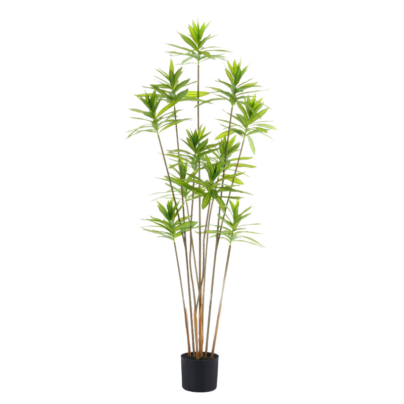 Crainn shaorganua-dheartha Plandaí Saorga Crann Saorga Plandaí Pota Saorga Laoor Bonsai Síneach Gléasra Saorga