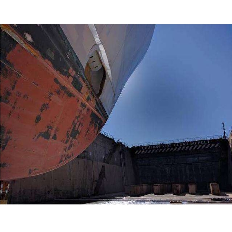 Creimeadh faoi uisce de struchtúr long