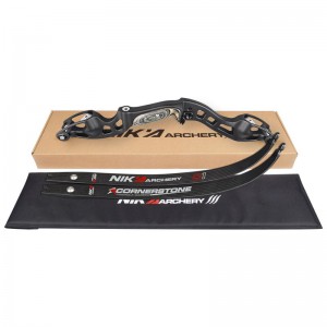 Nika bowery ET-10 62inch RH Alúmanam ILF 19inch Riser Bow Recurve Bow