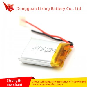 Soláthairtí an déantóra 803030-650Mah 3.7v Battery Litiam Ultra-Thin, Ceallraí Speisialta do Walkman agus táirgí aosach