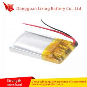 Soláthairtí an déantóra Soláthairtí 401220-3.7V Pacáiste Bog Polymer Battery agus 60Mah ceallraí saincheaptha le haghaidh headset Bluetooth