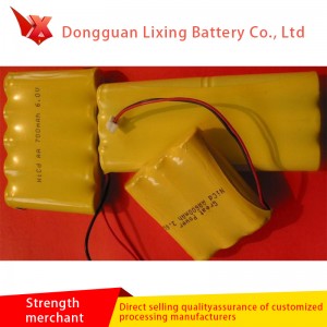 Líon mór cadhnraí speisialta le haghaidh greamóir gruaige NICD400 2.4V Uimh. 5 Ceallraí Teaglaim 2.4V Saincheaptha ag monaróirí