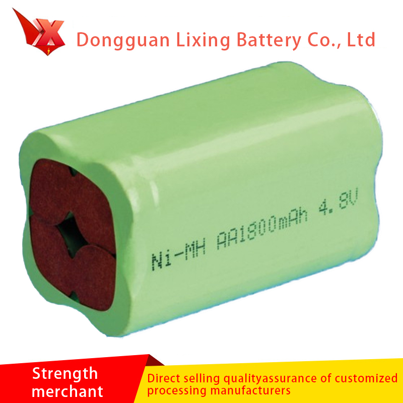 Ni-MH AA1800 4.8V Uimh. 5 Battery ceallraí cianda in-athluchtaithe le haghaidh ceallraí bréagáin a dhíoltar go díreach ag an déantúsóir