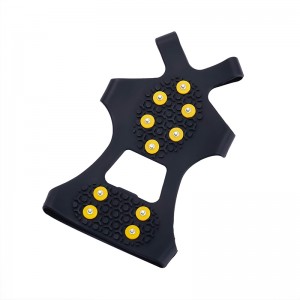 Clabanna Silicone No-Slip Crampon GRIPS Studded Bróga dreapadóireachta 5-fiacail
