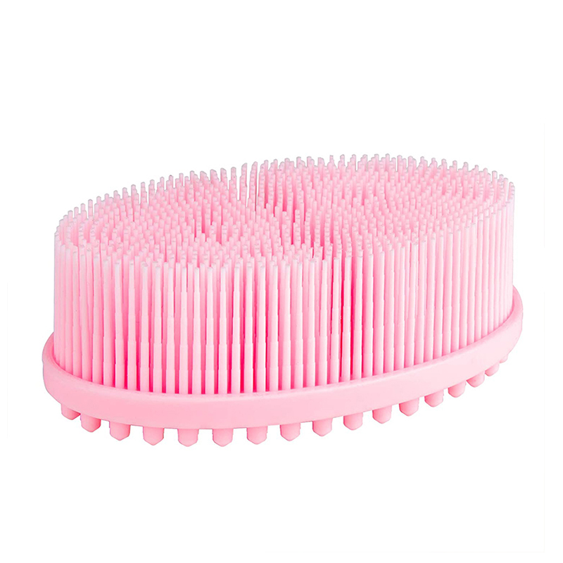 Exfoliating scrubber comhlacht silicone, folctha scuab