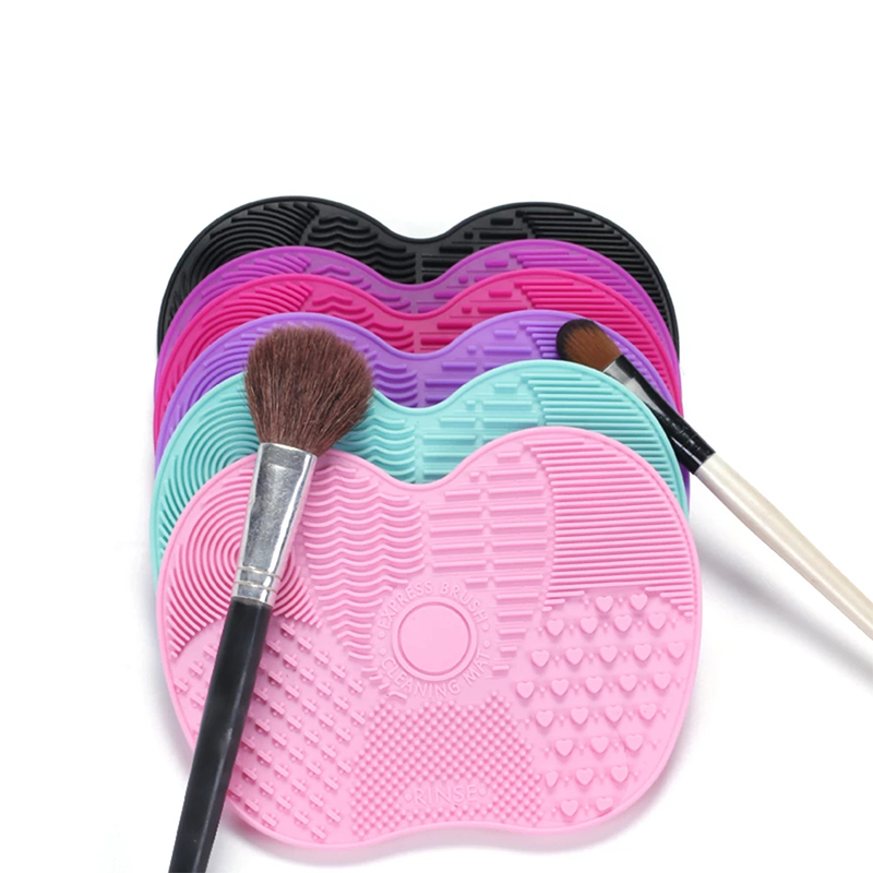 Pad Glantacháin Silicone Cosmaidí Saincheaptha, Glantóir Scuab Makeup