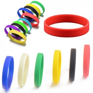 Silicone Wristband Báistí Brank Bracelets Spóirt Accessories d\'fhoirne agus imeachtaí spóirtna bhfear