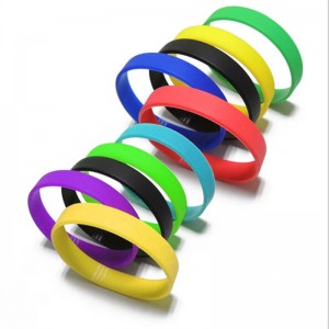 Silicone Wristband Báistí Brank Bracelets Spóirt Accessories d\'fhoirne agus imeachtaí spóirtna bhfear