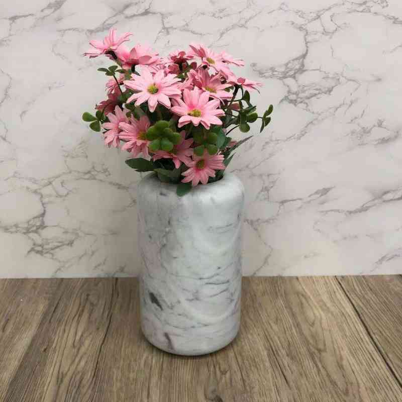 Dearadh Simplí Baile Dearadh Naturl Marble Vase