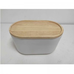 Mórdhíol fada le clúdach adhmaid ceirmeach cloiche stórála