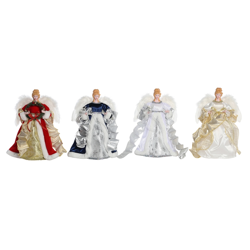 23 ~ 40cm Nollag Angel ornáidí ornáidí maisiúcháin crann barr lámhdhéanta aingeal figurines figurines Bailiúchán Doll Xmas Saoire