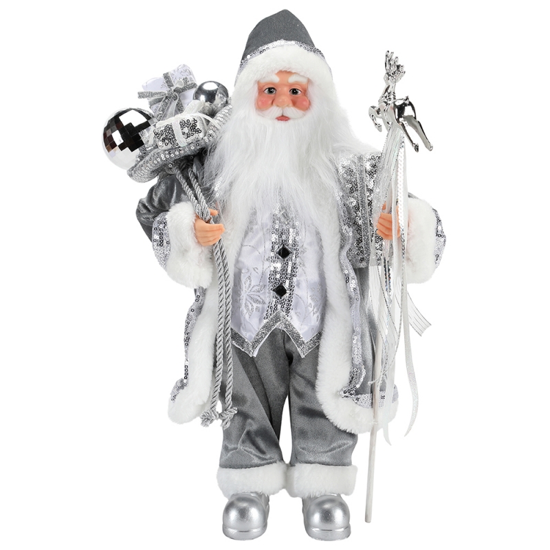 45 ~ 62cm Seasamhna Nollag Santa Claus ornament Maisiú Figurine Bailiúchán Fabraic Fabraic Féile Saoire Xmas Mír plush