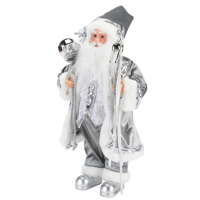 45 ~ 62cm Seasamhna Nollag Santa Claus ornament Maisiú Figurine Bailiúchán Fabraic Fabraic Féile Saoire Xmas Mír plush