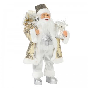 30 ~ 110cm Nollag Santa Claus ornament Deluxe Maisiú Féile Saoire Bailiúchán Figurine Traidisiúnta Xmas