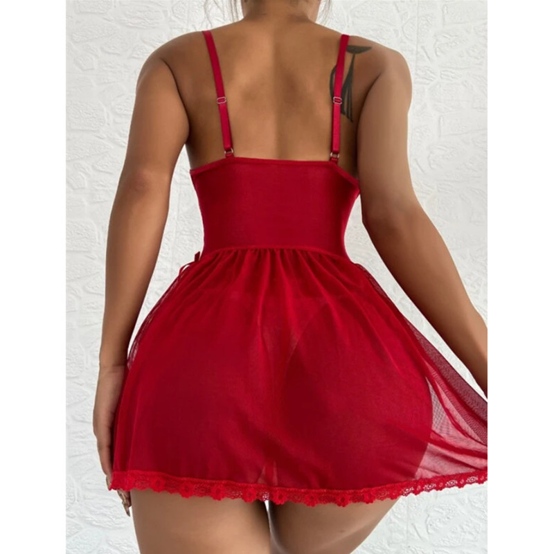 Saor in Aisce Sampla Lása Woman Sexy Bodysuit Copume Sexy Línte Fo-éadaí Sexy Sexy Lingeries Crotch Oscailte