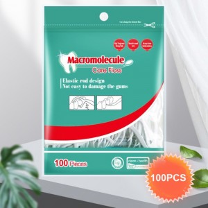 100 PCS mála ardchaighdeáin Floss Floss Floss Floss Floss Floss do dhaoine fásta Floss Floss