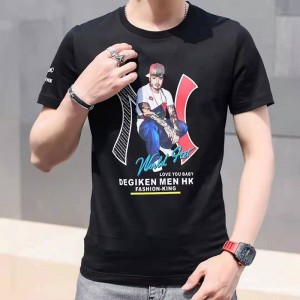 T-léine chniotáilte Crewneck