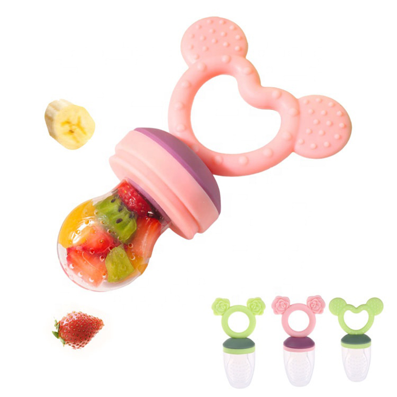 Silicone Baby Fruiter Fooder Pacifier, Torthaínaíonán Teething Toy