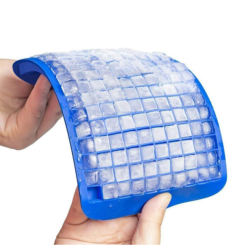 Dearadh saincheaptha, tráidirí ciúb oighir silicone le haghaidh cocktail fuisce fuaraithe