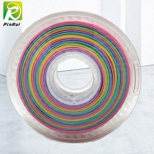 Priontáil Pinrui 3D Printéir 1.75mm Pla Rainbow Filiméid do phrintéir 3D