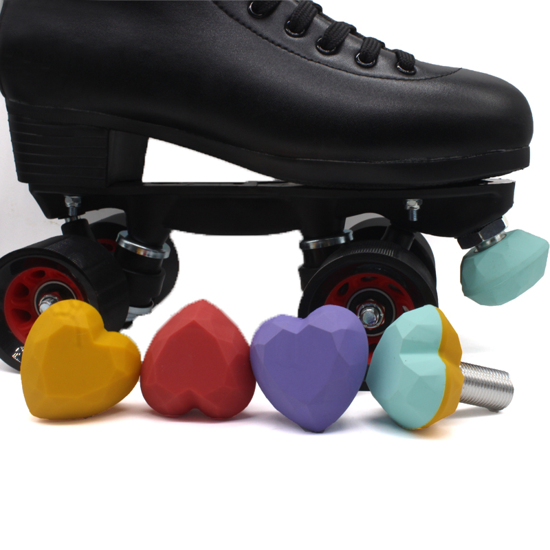 Monarcha Díol Díreach Saincheaptha Croí Cruth Diamond Diamond Adjustable Stop Skate Roller Dath Pure