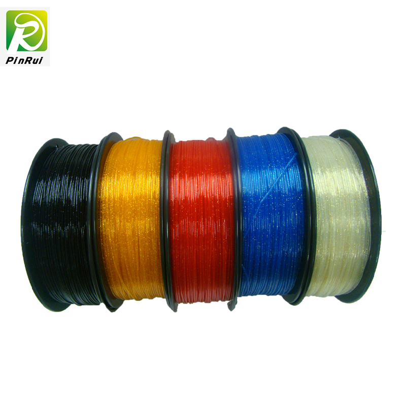 Priontáil Pinrui 3D 1.75mm Pla ag lonradh filiméid glitter súilíneach le haghaidh printéir 3D