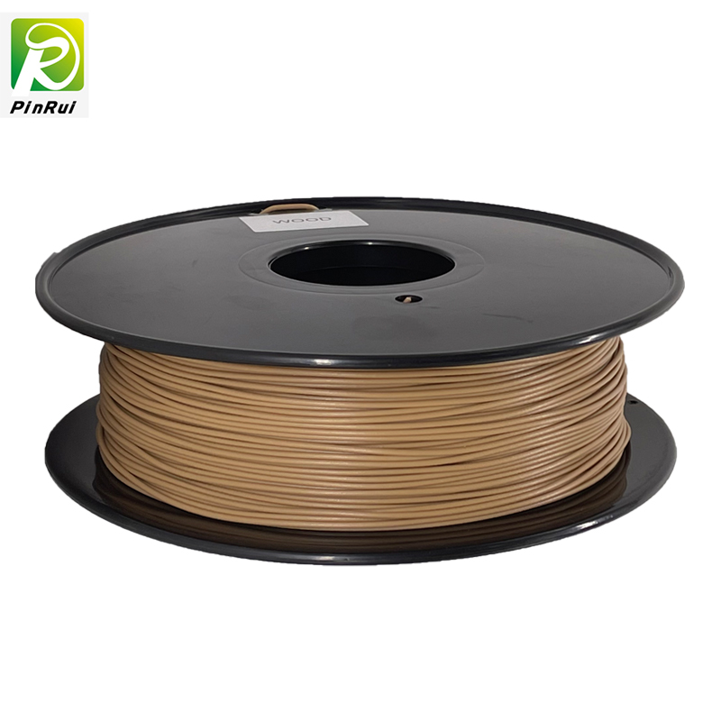 Priontáil Pinrui 3D Printéir 1.75mm Filiméid adhmaid dorcha le haghaidh printéir 3D