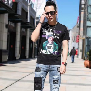 Priontáil Digiteach Cniotáilte T-léine