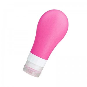 Silicone 4 Pacáiste Buidéil Taistil PRÓISE, coimeádáin le haghaidh earraí maisíochta