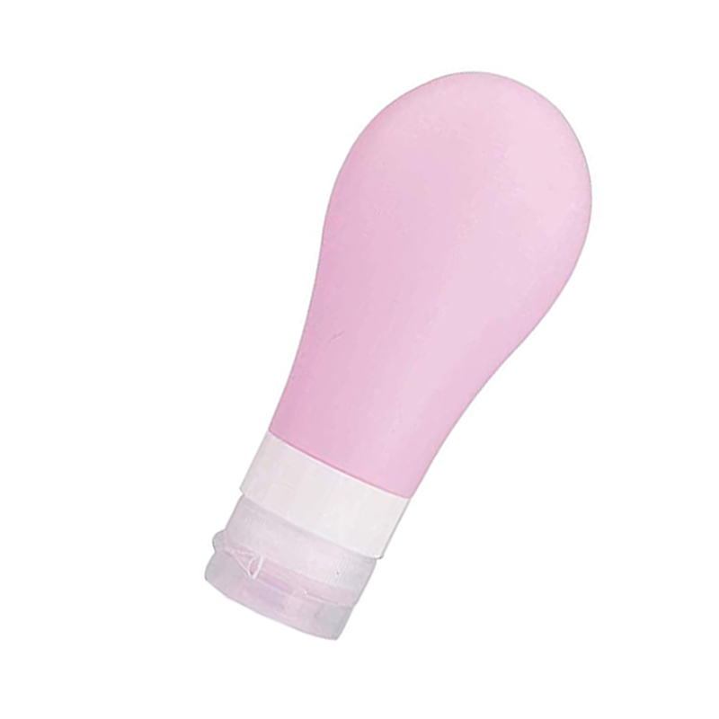Silicone 4 Pacáiste Buidéil Taistil PRÓISE, coimeádáin le haghaidh earraí maisíochta
